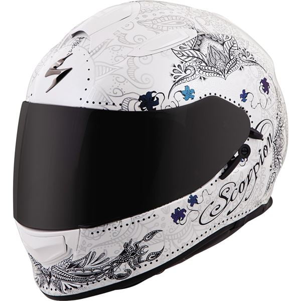 Scorpion Exo-T510 Full-Face Cipher Helmet White Scorpion Exo-T510 Full-Face Cipher Helmet White